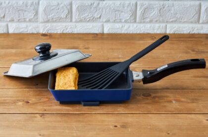 スピニー／ステンレス蓋付卵焼きミニベイクパン（IH・ガス両用）