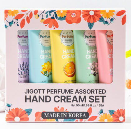 ジゴット 香り付き ハンドクリーム5種セット（各50ml) 低刺激